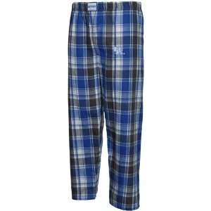   Wildcats Youth Royal Blue Charcoal Plaid Legend Flannel Pants (Small
