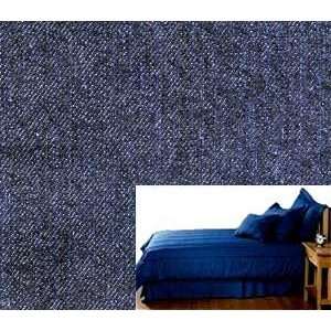  Blue Jean Denim Comforter Set   Dark Indigo: Home 