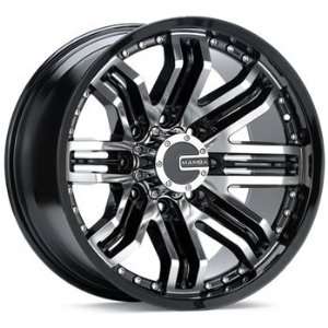 Mamba M3 17x8 Black Wheel / Rim 8x170 with a 0mm Offset and a 125.48 