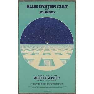  Journey Blue Oyster Cult Oregon Concert Poster 1975: Home 