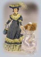Dolls house porcelain dolls~set of 3 servants~112  