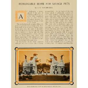  1908 Article Remarkable Private Zoo Hamburg Germany 