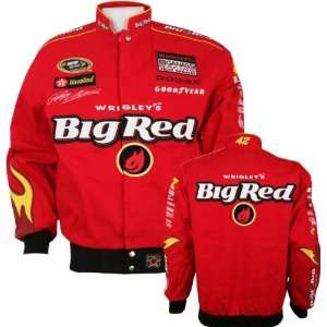  JP Montoya #42 Big Red Youth Cotton Twill Jacket: Sports 