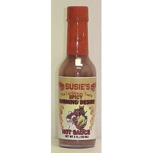 Susies Spicy Burning Desire Hot Sauce  Grocery & Gourmet 
