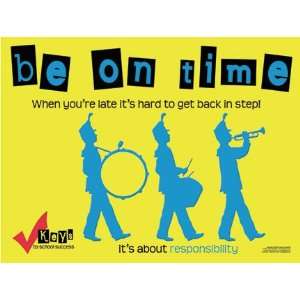  School marching band POSTER to remind, encourage and 