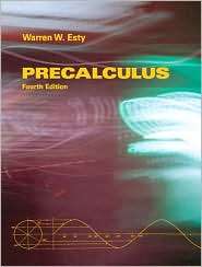 Precalculus, (0536083584), Warren Esty, Textbooks   Barnes & Noble