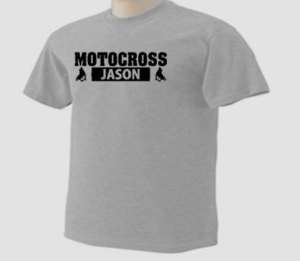 Personalized Motocross Dirt Biking KIDS T Shirt  
