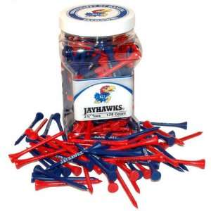 Jar of Kansas Jayhawks Golf Tees (175 Tees) Sports 