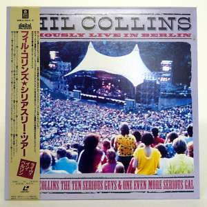 Japan LD PHIL COLLINS SERIOUSLY LIVE IN BERLIN 1990  