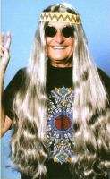 Costumes Aging Hippie Willie Nelson Costume Wig  