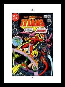 George Perez New Teen Titans #6 Production Art Cover  
