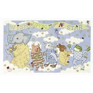  Kelly Rightsell Wish Upon a Star Square Rug Baby