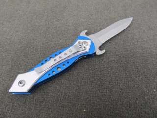 MTech M Tech 440 Steel USA Design Folding Pocket Knife Blue  