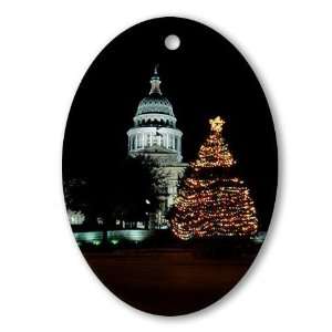   in Austin Texas Holiday Oval Ornament by CafePress: Home & Kitchen