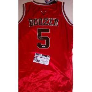  Carlos Boozer Signed Authentic Chicago Bulls Jersey 