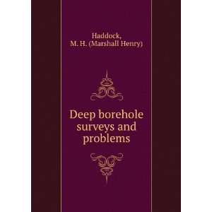  Deep borehole surveys and problems, M. H. Haddock Books