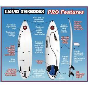  Liquid Shredder 64 Pro Series Surfboard  All Colors 