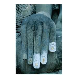  Hands of a giant statue of Buddha, Wat Si Chum, Sukhothai 