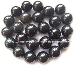 new 16mm black Obsidian Globose Gemstone Beads15  