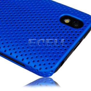   PERFORATED MESH HARD BACK CASE COVER FOR LG OPTIMUS BLACK P970  