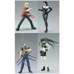  Fullmetal Alchemist Mini Figure Series 2 Set of 4: Toys 