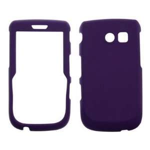  Rubberized Two Piece Phone Case Dark Purple For Samsung 