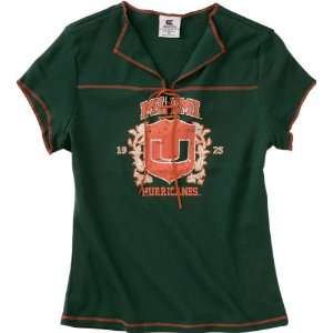  University of Miami Womens T Shirt: Sports & Outdoors