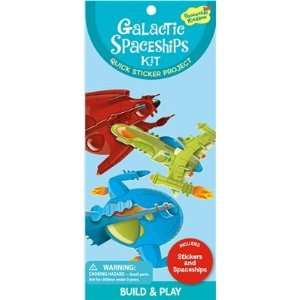   Kingdom / Galactic Spaceships Quick Sticker Kit Toys & Games