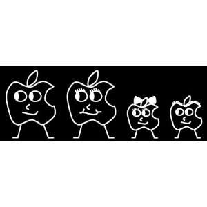  APPLE Family Car Decals Stickers ORIGINAL DURABLE NEW 