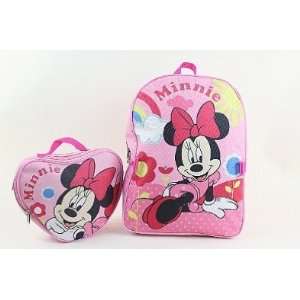   Pink Backpack With Lunch Bag Book bag Schoolbag