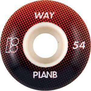  Plan B Way Spectrum 54mm Skateboard Wheels (Set Of 4 