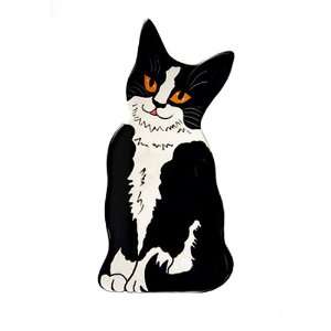  Rescue Me Now Tuxedo Cat Spoon Rest: Home & Kitchen