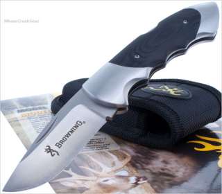   Folding Pocket Hunting Knife G10 Sandvik 12C27 Hunter/Skinner  