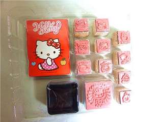 Hello Kitty Stamps Stampers Seals Stamppad Inkpaste 229  