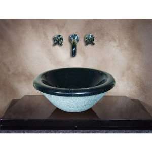  Hand Carved Self Rimming Classic Round Vessel Sink Finish 