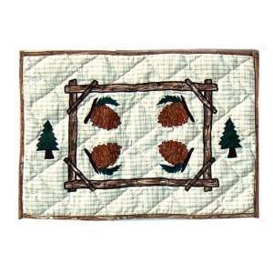  Patch Magic 19 Inch by 13 Inch Pinewood Place Mat: Home 