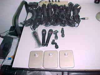 Sony BM 246 Court Recorder Mic MOD F BM7 Qty 3 + cords  
