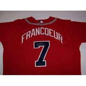 Jeff Francoeur Autographed Atlanta Braves Red Jersey