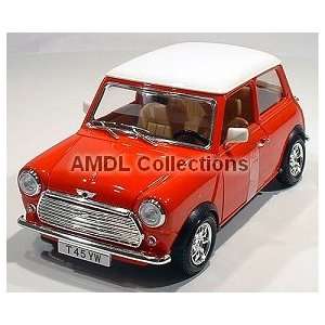   , Mini Cooper 1969 Red 1:18 Bburago Diecast Car Model: Toys & Games