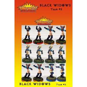    Black Widows Fantasy Football Miniatures Team #2: Toys & Games