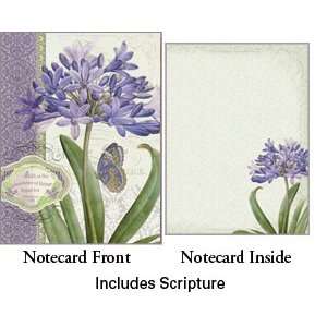  Lavender Agapanthus   Legacy Boxed Note Cards   Tina 