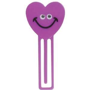 Heart Smile Bookmark with wiggle Eye Pack of 72  Pet 