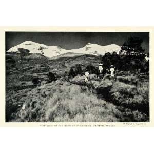1924 Print Iztaccihuatl Hugo Brehme Mexico Mountain Landscape Volcano 