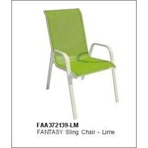  DC America FAA372139 LM Fantasy Sling Chair  Lime  Pack of 
