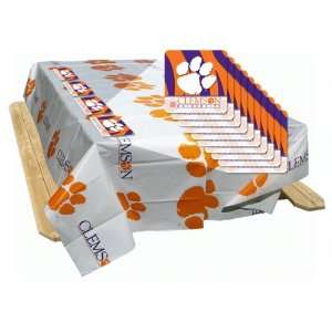 Clemson Tigers Tablecloth Coaster Pack 