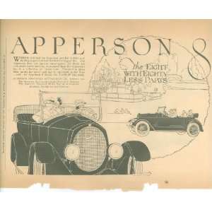   Advertisement Apperson 8 Automobile Kokomo Indiana 