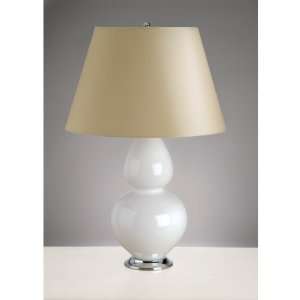   Laura Ashley SBB01616 BTP403 Mavis White Table Lamp: Home Improvement