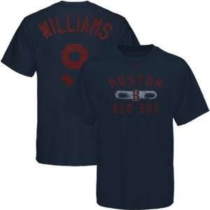 Majestic Boston Red Sox #9 Ted Williams Navy Blue Game Master Player 