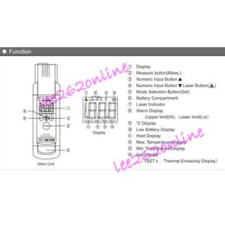 T1 Line Seiki Infrared Thermometer TC Series TC 5000  