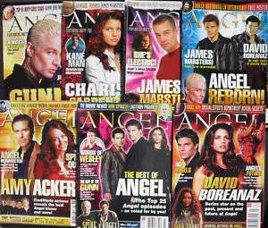 Lot of 7 ANGEL Magazines ALL MINT! DAVID BOREANAZ +++  